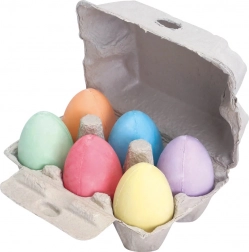 Set van eivormige pastelkrijtjes van Bigjigs Toys