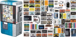 Eurographics puzzel Cassettespeler 550 stukjes in een blik