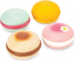 Macarons en bois LE TOY VAN Honeybake – set de 4 pièces