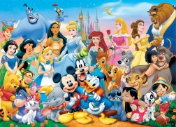 Educa houten puzzel Disney – Fantastische wereld, 100 stukjes