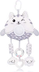 Pluchen hangspeeltje voor kinderwagen en ledikant Big Kitty