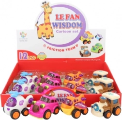 Baby voertuigen met vliegwiel 12 stuks