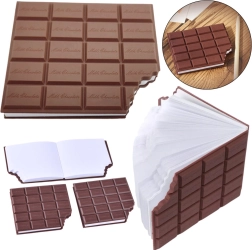 Notebook Chocolate Without Lines Fragrant Brown