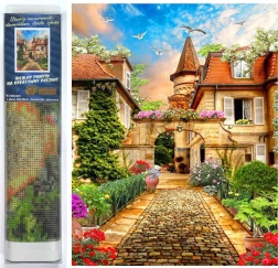 Diamanten schilderen Oude Stad 30x40cm