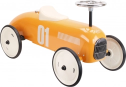 Vilac vintage metalen loopauto oranje