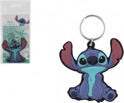 Rubberen sleutelhanger Lilo & Stitch 6 cm
