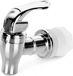 Vervangende kraan voor drankdispenser – zilverkleurig