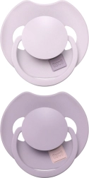 Sucette dynamique en silicone Lovi Prime 6–18 mois, 2 pcs, lilas/violet