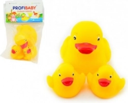 Set de 3 canards en caoutchouc pour le bain