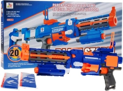 Blaze Storm elektrische schuimblaster 2-in-1 met kolf, laser en 20 pijltjes (8+)