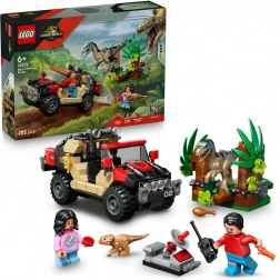 LEGO Jurassic World – ontsnapping voor de raptor in de terreinwagen