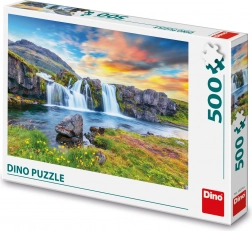 Puzzle DINO IJslandse waterval 500 stukjes