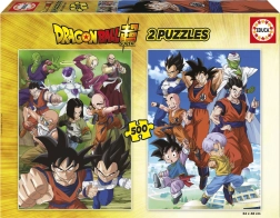 EDUCA Dragon Ball Puzzle 2×500 Pieces