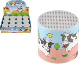 Blik met realistisch koeiengeluid