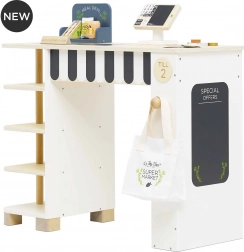 Le Toy Van verkoopkraam met kassa en accessoires