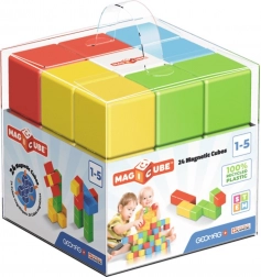 Magnetische blokken GEOMAG Magicube Color Recycled Crystal – 24 onderdelen