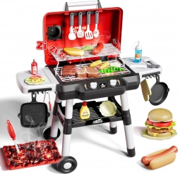 Gril Barbecue Enfant avec Lumières LED, Ensemble de 31 pièces Woopie