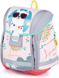 School Backpack Premium Light with Lama Motif
