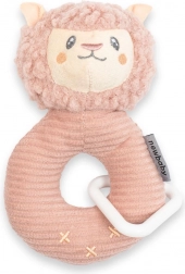 Pluchen rammelaar New Baby lama