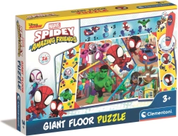 CLEMENTONI Bodenpuzzle mit interaktivem Stift Spidey und seine unglaublichen Freunde 24 Teile