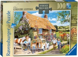 RAVENSBURGER Puzzle Country Cottage 100 pieces