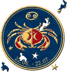 Round Zodiac Puzzle – Cancer 33 pieces