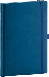 Elegante Blauw Gestippelde Notitieboek