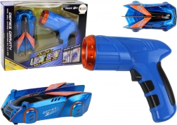 Voiture au mur et au plafond contrôlée par laser