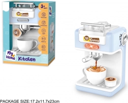 Interactieve kinder-koffiemachine – blauwe capsulemachine