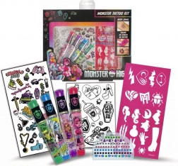 Monster High tatoeageset met glinsterende gels en stickers