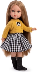 Realistische pop Penelope met heel vinyl lichaam 34 cm