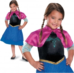 Déguisement enfant Disney La Reine des Neiges Anna pour filles 109–123 cm (5–6 ans)