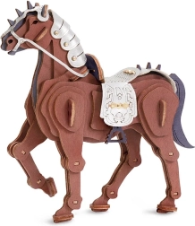 RoboTime wooden 3D puzzle Warrior Horse