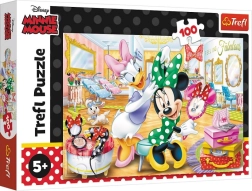 Puzzle 100 pièces – Minnie au salon de beauté DISNEY
