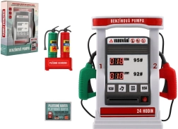 Kinder-benzinepomp op batterijen met geluid en licht