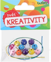 Gekleurde Kralen met Koord