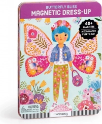 Magnetische aankleedsessie Vlindermeisjes Mudpuppy