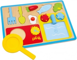 Breakfast Insert Wooden Puzzle SMALL FOOT