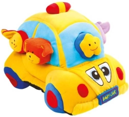 Voiture en tissu Small Foot avec formes à encastrer