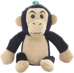Porte-clés singe en peluche