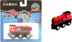 Maxim stoomlocomotief – rood