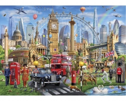 Puzzel Volání Londen 1000 stukjes