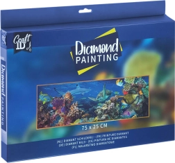 Peinture diamant Monde sous-marin 75 × 25 cm