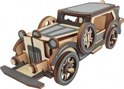 Woodcraft houten 3D-puzzel oude limousine