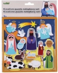 Creatieve puzzel stickerset Bethlehem
