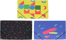 Map met elastiek 31,4 × 23,5 cm – mix kleuren