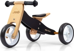Wooden balance bike 2-in-1 MILLY MALLY Jake Classic Black