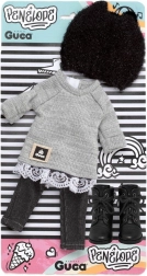 Outfit voor pop PENELOPE 34 cm met schoentjes