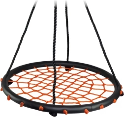 Bino Kinder schommelnest zwart-rood