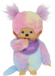 Monchhichi girl rainbow 20 cm (bead-filled)
